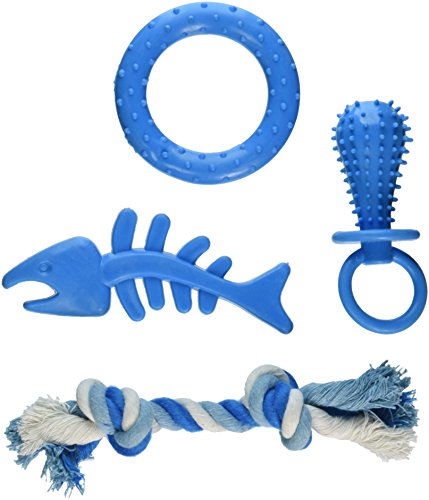 Kole KI-OF653 Puppy Teeth-Cleaning Toy Set, One Size