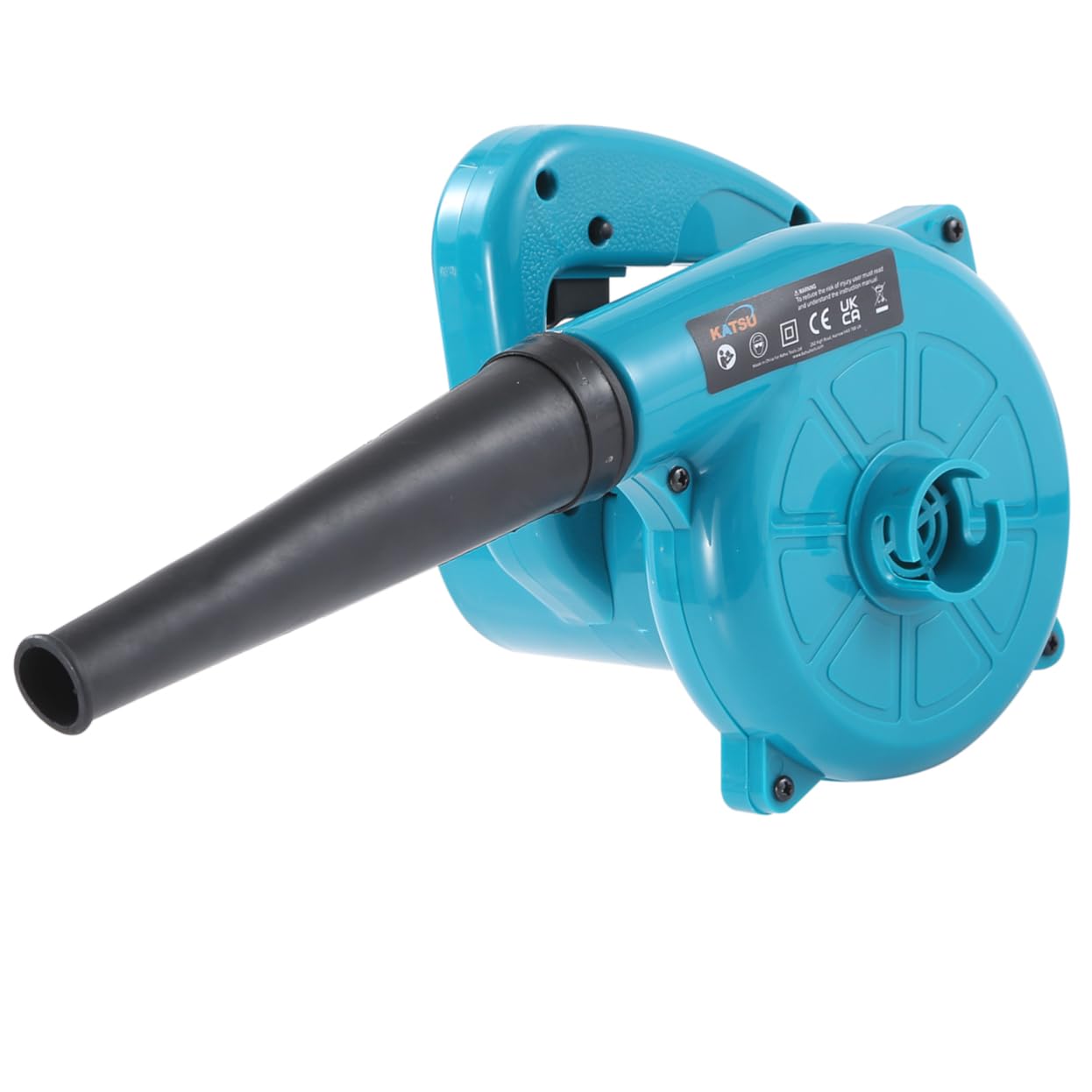 KATSU Soplador de Hojas de Polvo Eléctrico 500W Soplador de Aire para PC, Hogar Jardín, Cuidado del Césped, Aspirar Hojas, Limpieza de Computadoras de Polvo de Esquina de Coche