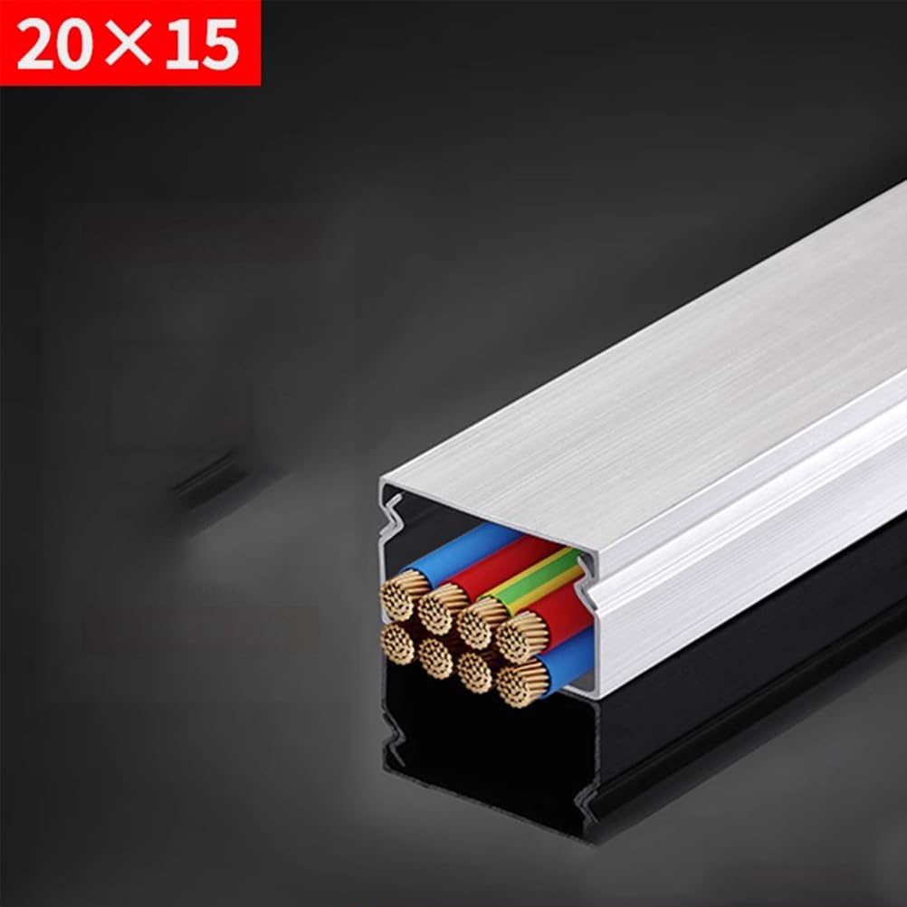 Aluminiowa osłona kanału kablowego 1 m, wiele rozmiarów