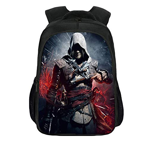 Assassin Creed Mochila para niños de jardín de Infantes de Dibujos Animados de Estilo