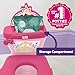 Bright Starts Disney Junior Princess My Size Potty Training Toilet, Toddler Potty Chair with Flushing & Cheering Sounds, Removable Seat with Splash Guard & Handles, Ages 18+ Months, Up to 50 lbs