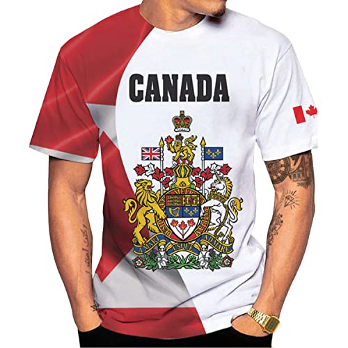 Fierté canadienne confortable chemise à manches courtes anti frottement