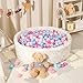 STARBOLO Star Ball Pit Balls for Toddlers -200pcs Phthalate Free BPA Free Crush Proof Play Balls for Play Tent Pool Playhouse Playpen Party Decoration.