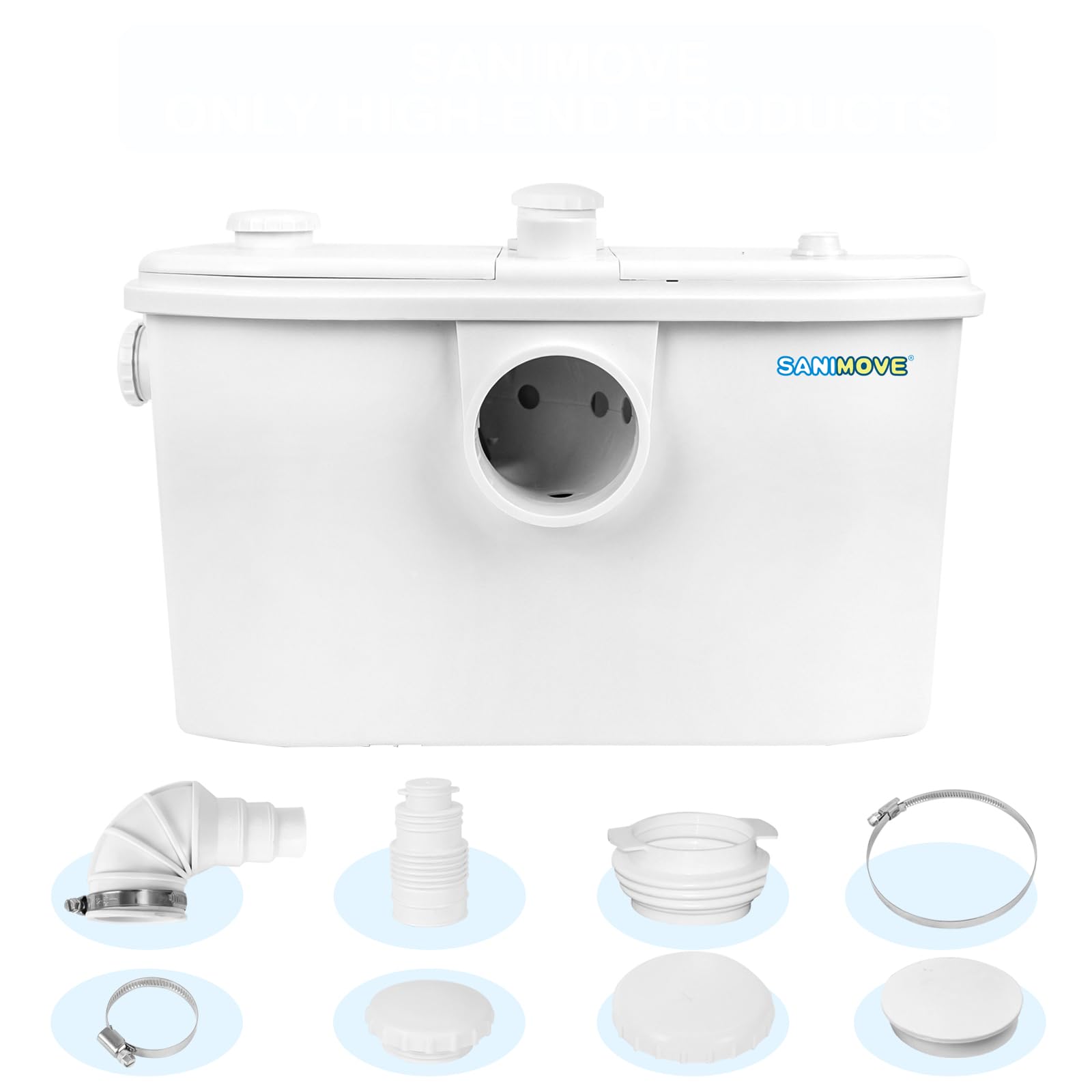 Amazon | 750W マセレーターポンプ アップフラッシュ地下トイレ用