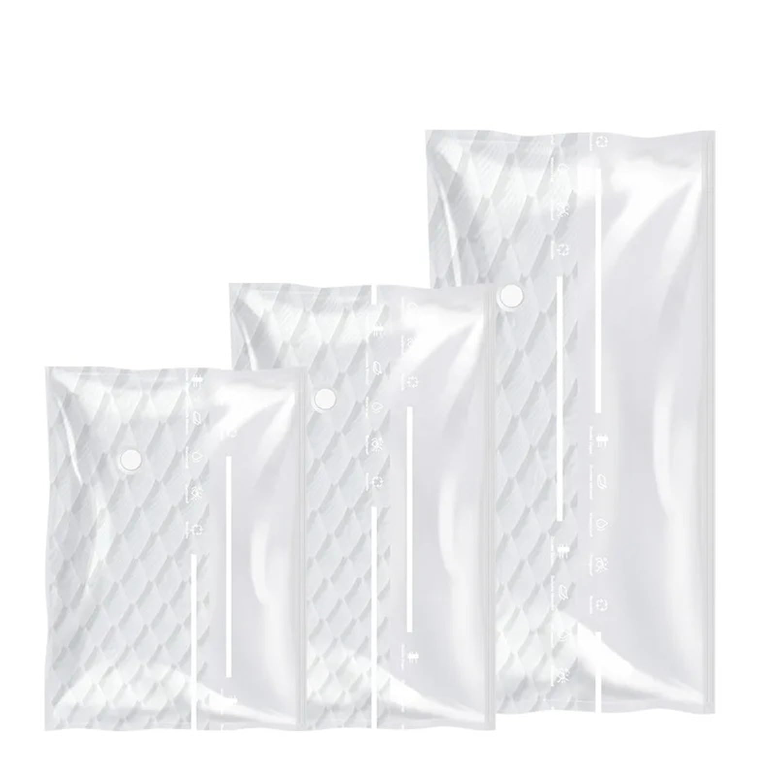 Qauucp Milky White Vacuum Compression Bag