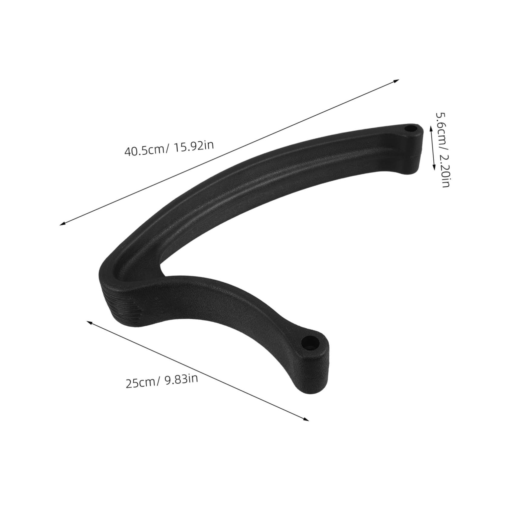 Levemolo Braccioli per Poltrona da Ufficio in Plastica Supporto Ergonomico Facile Installazione per Sedia da Scrivania Gaming e Computer Accessori Resistenti per Adulti Anziani e Disabili