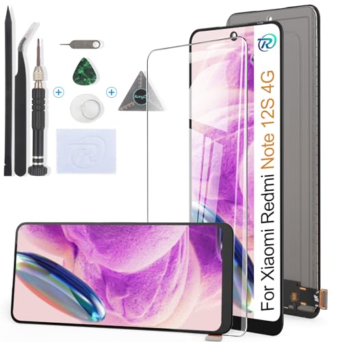 Écran LCD pour Xiaomi Redmi Note 12S 4G tactile haute sensibilité noir