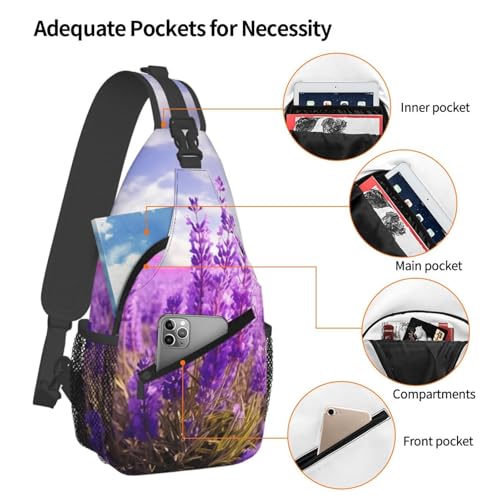 Bolso tipo bandolera unisex negro para viaje miniatura 3