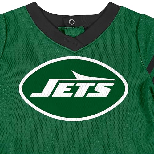 Image of Gerber NFL Baby Girls Jersey Dress and Diaper Cover
