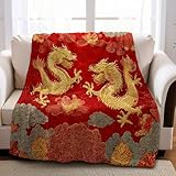 【Idée cadeau pratique et élégante】Couverture douce idéale comme cadeau pour une utilisation toutes saisons pour anniversaire, Noël ou Saint-Valentin, utilisable comme jeté de canapé, couvre-lit ou couverture de voyage et camping