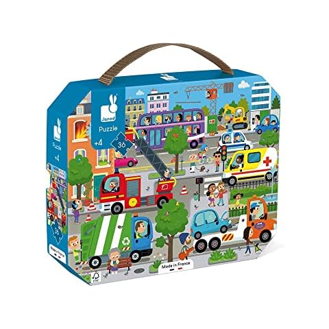 Janod City Puzzle for Children Cover