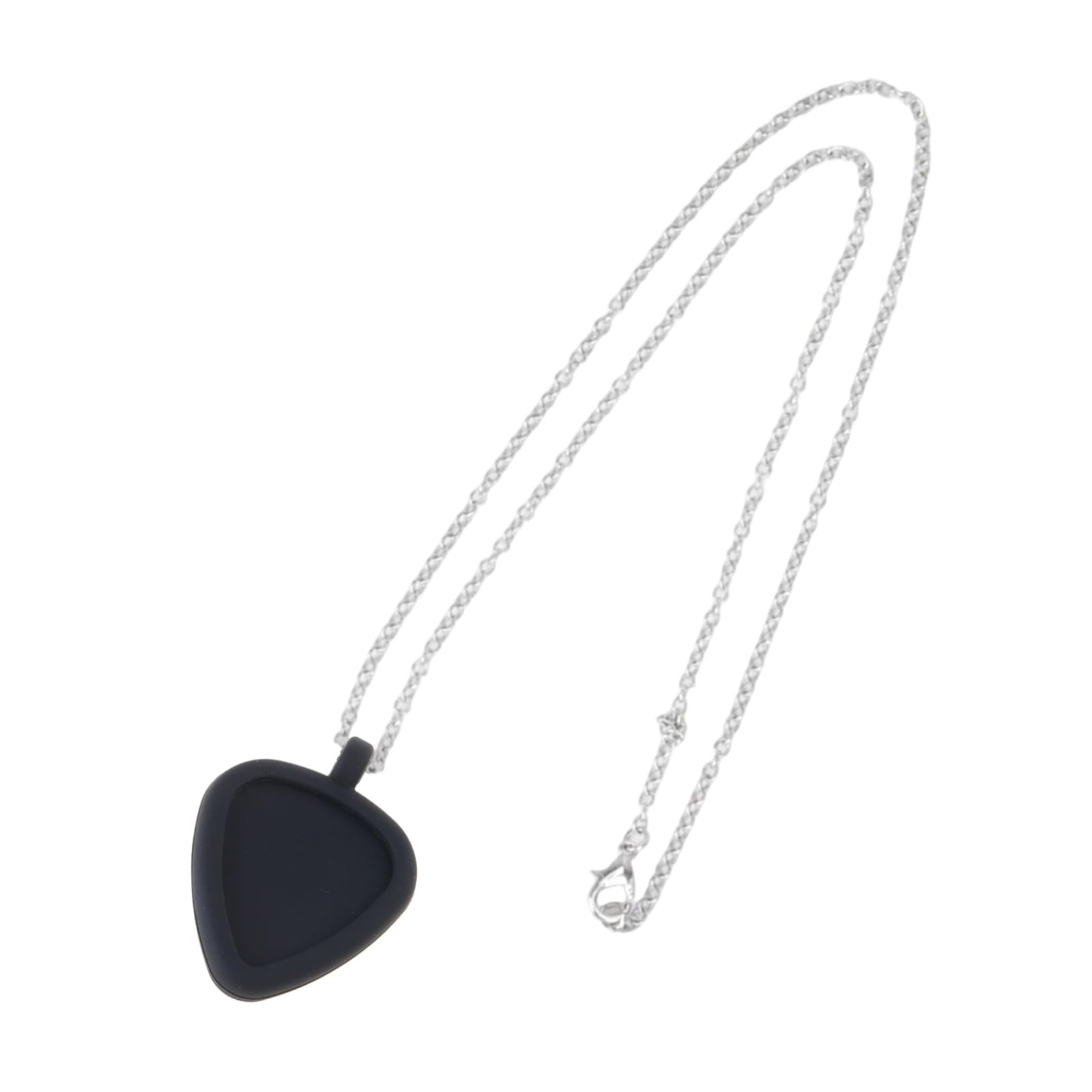 CAZSTYK Guitar Pick Holder Necklace Silicone Design Heart Shape Picks Storage Case Musician Present Solution for Daily Guitar Pick Necklace