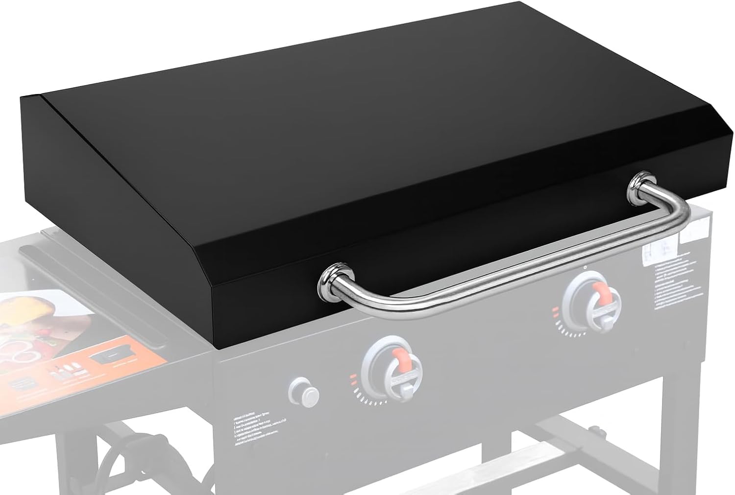 Photo 1 of 28 Inch Blackstone Griddle Grill Cover with Hinged Hood, 2026 Upgraded Outdoor Hard Grill Cover Compatible with Blackstone Models 1853 1605 1803 1839 1856 1924 5857 1553 2137 5003