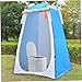 Owddddtnxc Toilet Tents for Camping, 170T Water & Sun Proof Shower Tent with Zippered Door, Windproof Rope & Peg for Outdoor