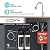 Frizzlife DW10 Under Sink Water Filter, with SED10R and CB10R Replace Filter Include