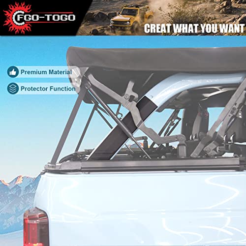 Fgo-Togo Roll Bar Padding Cover Protector For Ford Bronco Accessories 2021 2022 2023 4 Door, Roll Cage Cover Scratches Guards For Bronco Pillars Edge Guard Protector To Prevent Scratching #TOP5