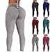 ToySdeal Gym Donna Leggins Natalizi Leggins Cucitura Sedere Fuso Donna Estivi Pantalon Yoga Donna Leggings Sportivi Push up Lift Leggings Leggins per Yoga (Gray-010, XL)