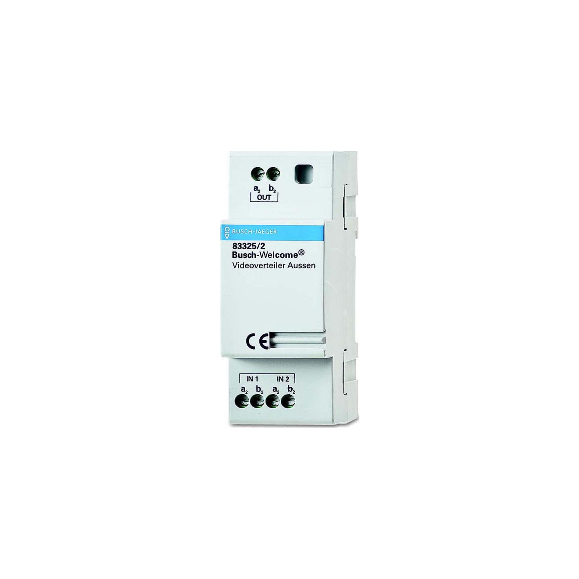 Busch-Jäger 83325/2 répartiteur vidéo pour connecter deux écrans d'interphone
