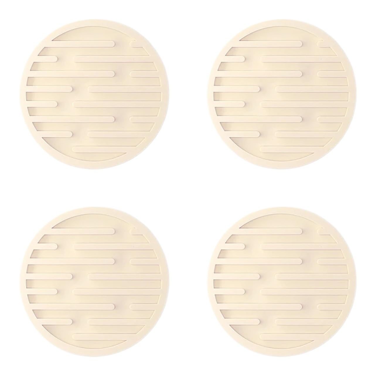 10Pcs 10cm Silicone Cup Pad Slip Insulation Round Mat Hot Drink Holder Mug Stand for Cap(Color6)