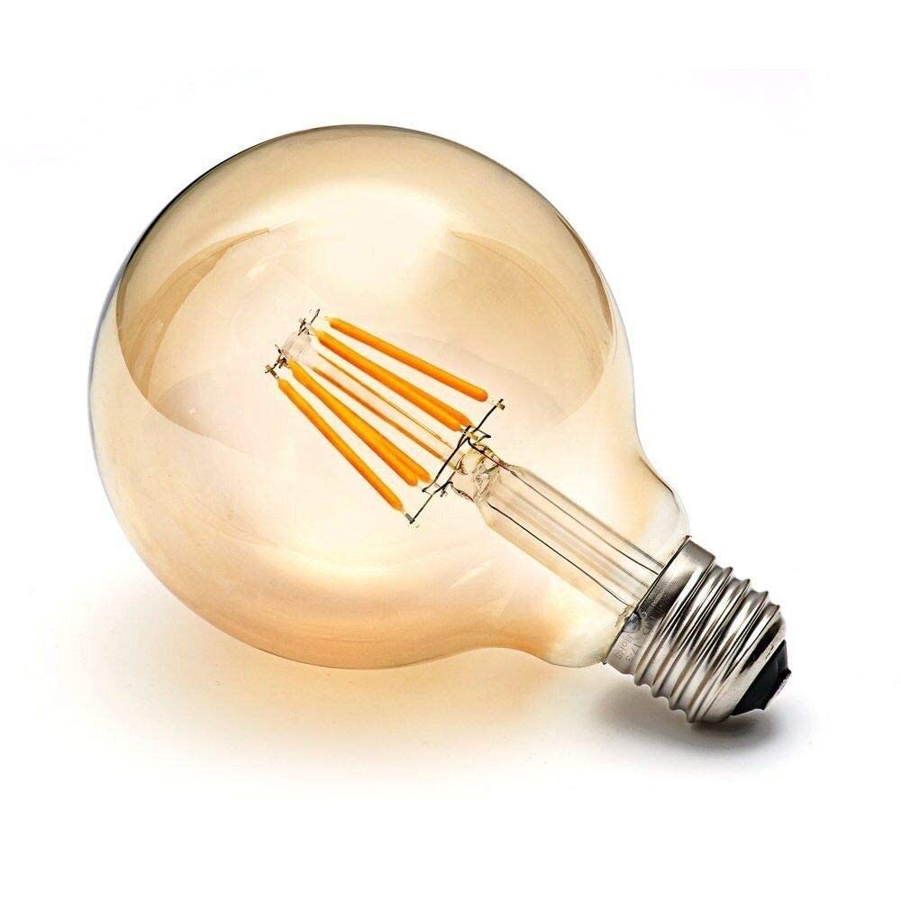 Retro -LED -Filament -Vintage -Glühbirne 8W LED Edison Glühbirne E27 Dimmbare Lichtschraube Glas Innenbeleuchtung Lampe kreative Glühbirnen Art G125.