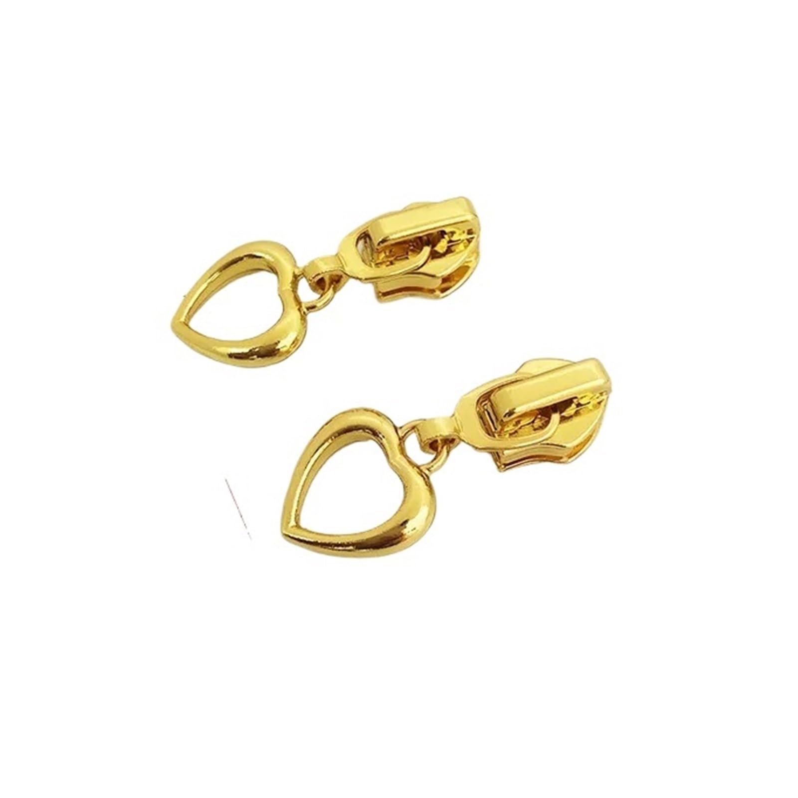10/30/50 Pz 5# Cursori for Cerniere in Nylon Giacca Abbigliamento Zip Testa Tira Zip Kit di Riparazione Borsa Fai da Te for Cucire Estrattore Accessori(Gold,50PCS_NO5)