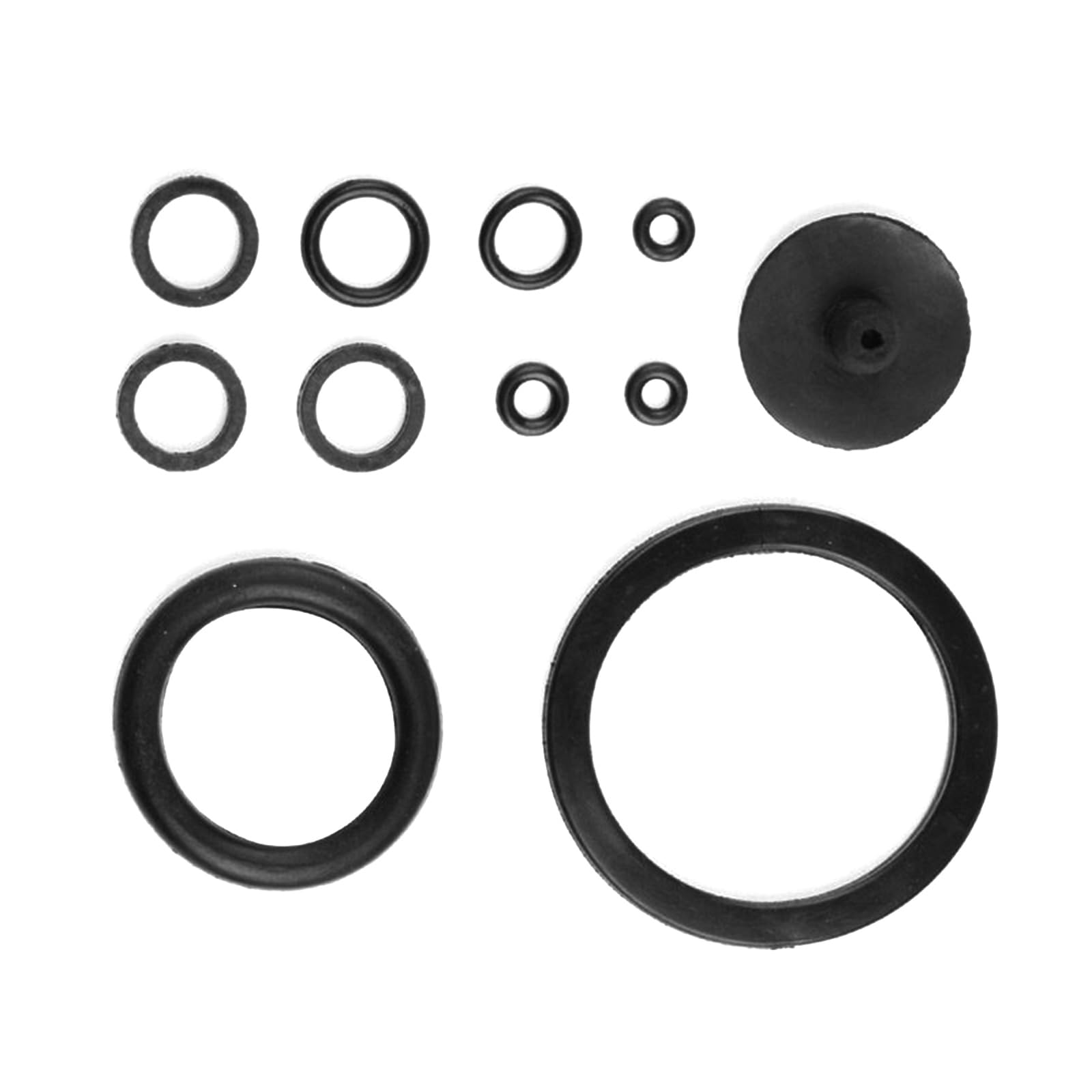 Lerpwige 11Pcs Garden Sprinkler Replacement Gaskets Thickened Rubber Sealing Washers Leakage for Outdoor Equipment Sprinkler Sealing Gasket Replacement Set
