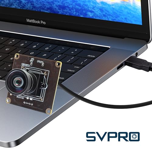 Image of SVPRO 12MP USB Camera Module, 4K 30fps Lightburn Camera 1080P 120fps High Speed with M12 Manual Focus Lens, IMX577 Wide Angle PC Cam for Raspberry Pi,Linux,Windows,Android,Mac OS
