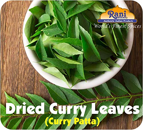Miniatura 5 de Rani - Hojas enteras de curry secas (Kari Neem Patha) - Especia india de 0.5 onzas (0.49oz)  No irradiadas  Todo natural  Vegana  Apto para gluten