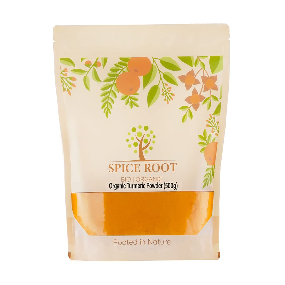 Organic Turmeric Powder 500g - Premium Quality, Certified Organic
