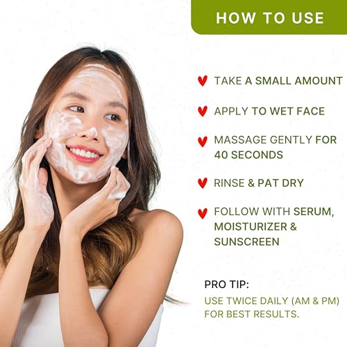 Image of Anti Acne Face Wash with Neem, Aloe Vera, Green Tea Extract & Tea Tree Oil | Gentle Oil Control & Pimple Removal | Natural Cleanser for Acne-Prone Skin, For Men & Women- 100ml (Pack of 4)