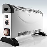 🌡️ Leicht und flexibel: Durch sein geringes Gewicht und der praktischen Griffmulden lässt sich der Elektroheizer einfach transportieren. Die sicheren Standfüße sorgen für einen stabilen Halt auf dem Boden.