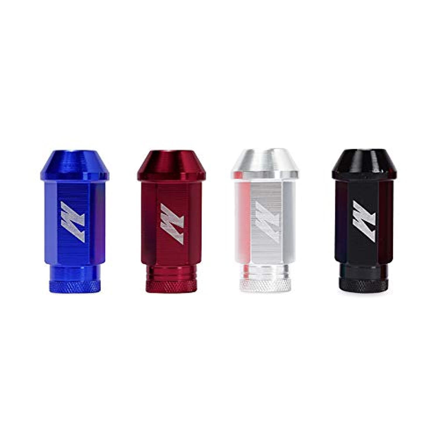 Mishimoto MMLG-1220-LOCKSL Aluminum Locking Lug Nuts, 1/2" x 20, Silver