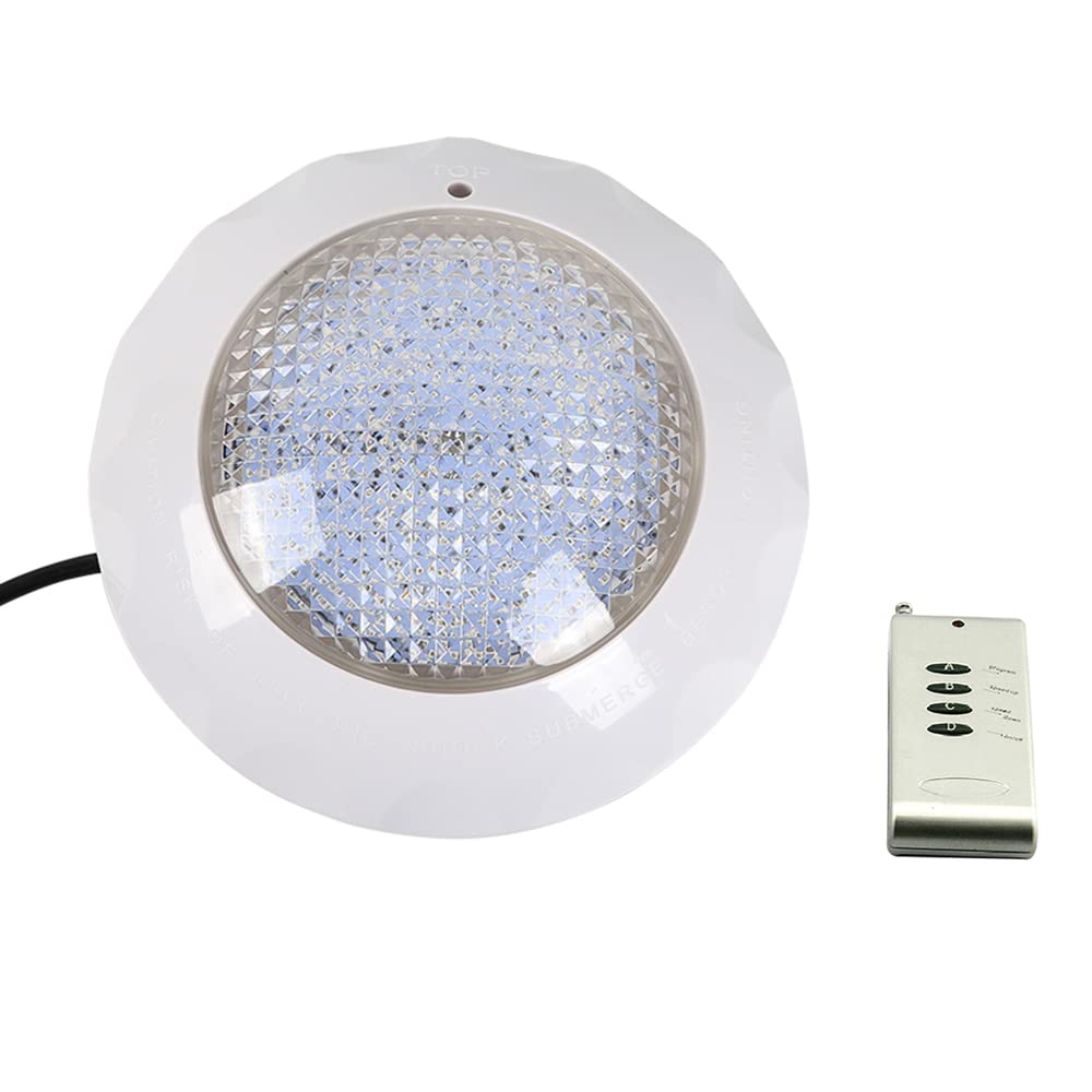 Foco led Piscina RGB Piscinas Lámpara 45W con Mando a Distancia,12V Universal Luces led Piscina IP68 Impermeable Luces Piscina,Foco Piscina Sumergible 7 Colores Diferentes