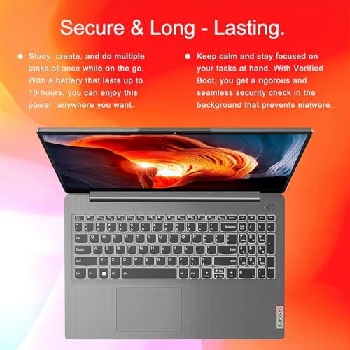 Image of Lenovo IdeaPad 1 Laptop for Everyday Tasks, 15.6 inch FHD TN 220nits Anti-Glare, Intel 4-Core CPU, 12GB RAM, 256GB SSD, SD Card Reader, Dolby Audio Speakers, Wi-Fi 6, Bluetooth 5.2, W11H