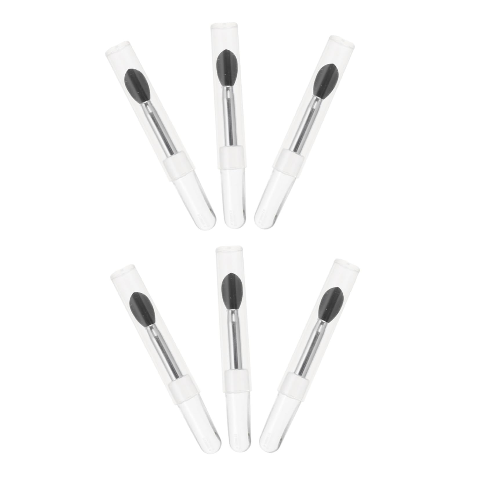 MUSISALY Practical Silicone Lip Mask Brush Eyeshadow Brush Head 6pcs Set Non-S scratchy for Smooth Application Makeup Brush for Women