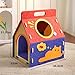Baoblaze Felt Cat House, Cat Bed Cave Easy Assembly, Handle Design, Indoor Use, Durability Scratch Resistant Play and Rest Hideaway, Style A