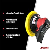 Vista 3 de AIRCAT Herramientas neumáticas 6700-5-336: Lijadora de palma orbital sin vacío 11,000 RPM