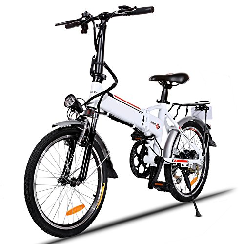 image for Sheepfun Foldable Electric City Bike with Removable 36V 8AH Lithium-Io