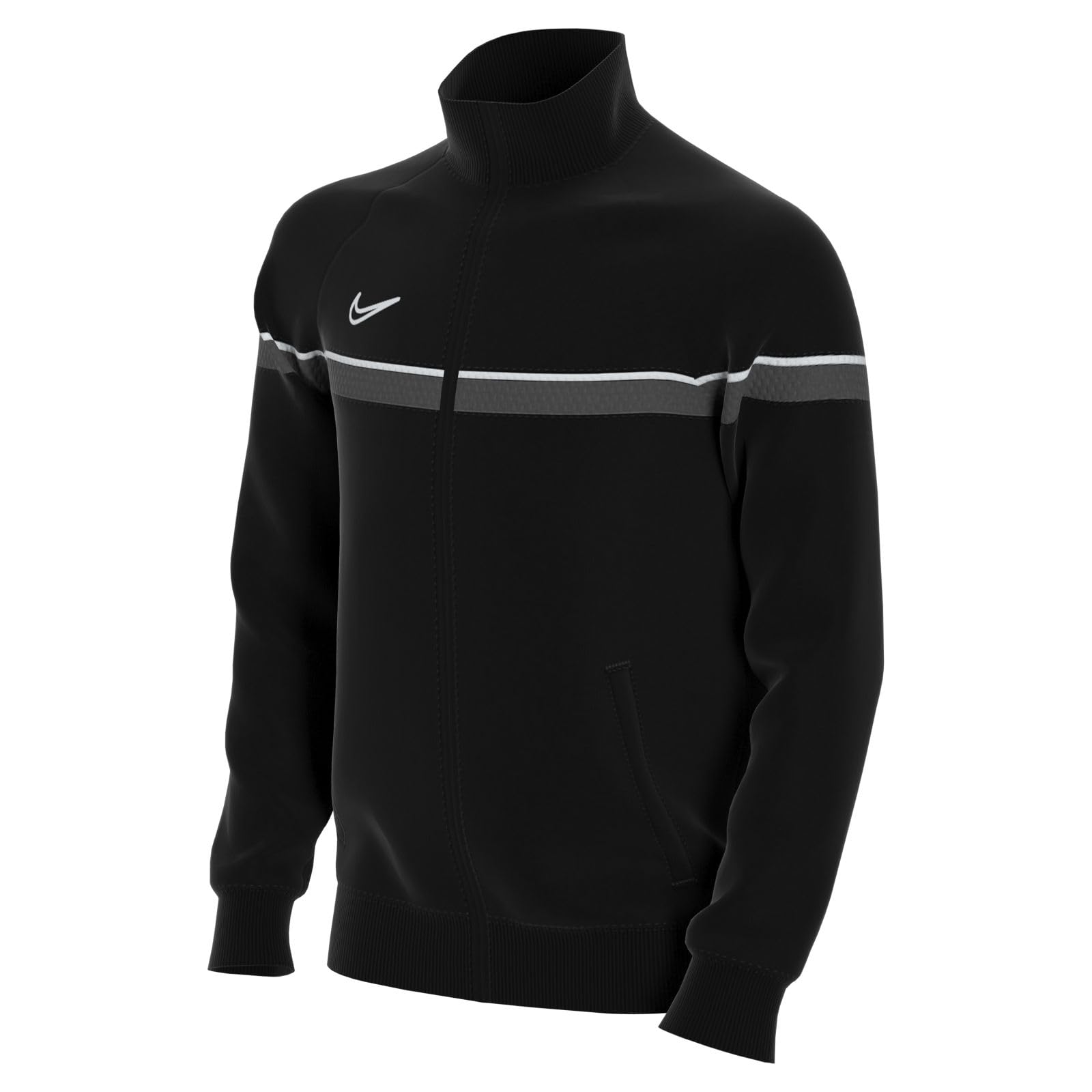 NIKE Boy's Dri-fit Academy 21 Track Jacket, Black/White/Anthracite/White, L UK
