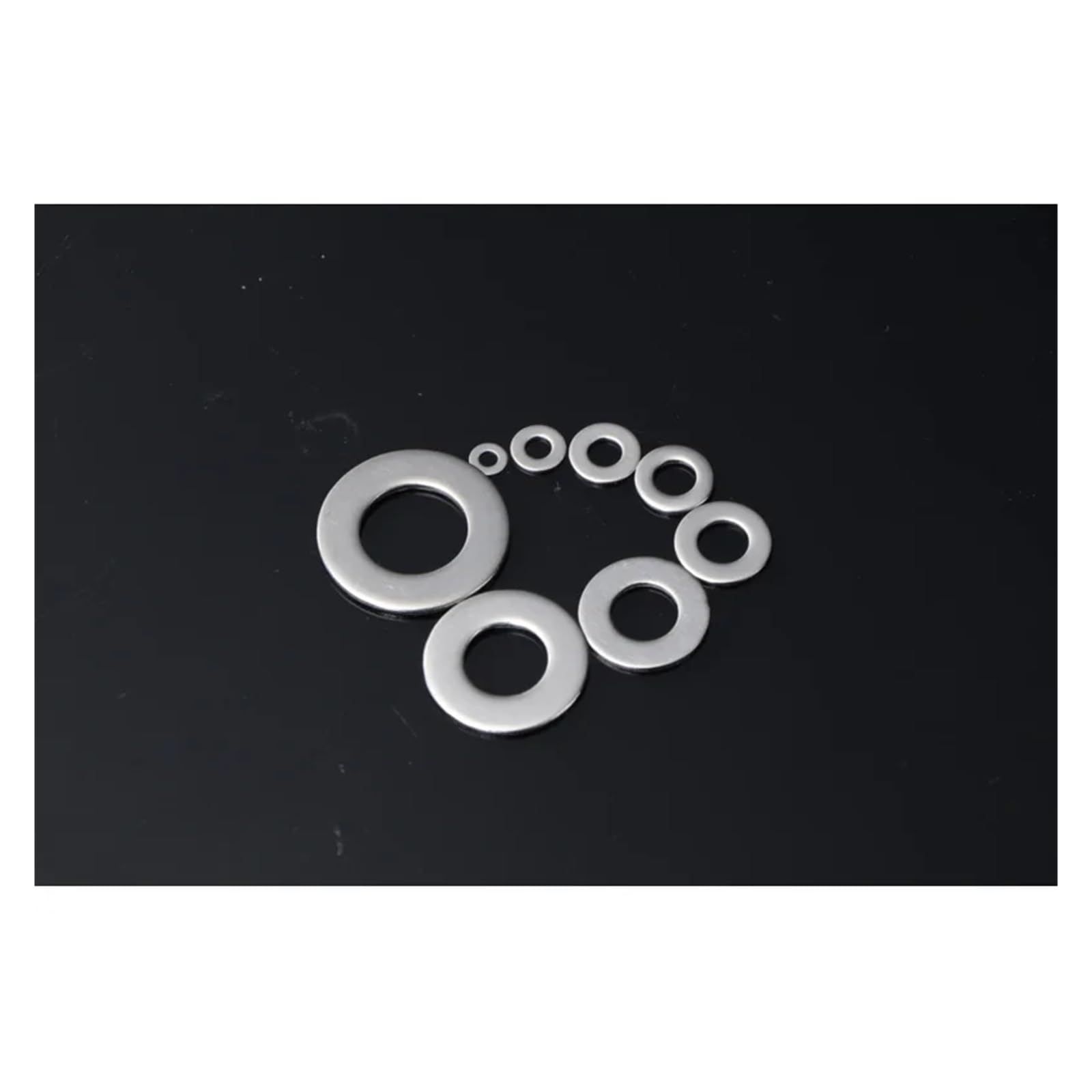 Juego de arandelas de acero inoxidable de 1010 piezas, arandelas planas, arandelas de anillo, juntas, kit surtido M2 M3 M4 M5 M6 M8 M10 M12
