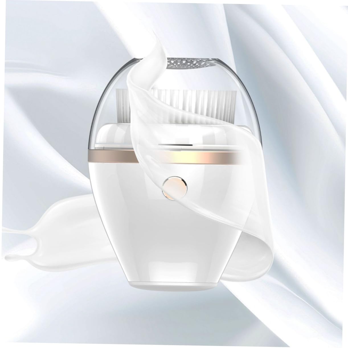 Cepillo Eléctrico de Limpieza Facial 300mah Abs Blanco Portátil