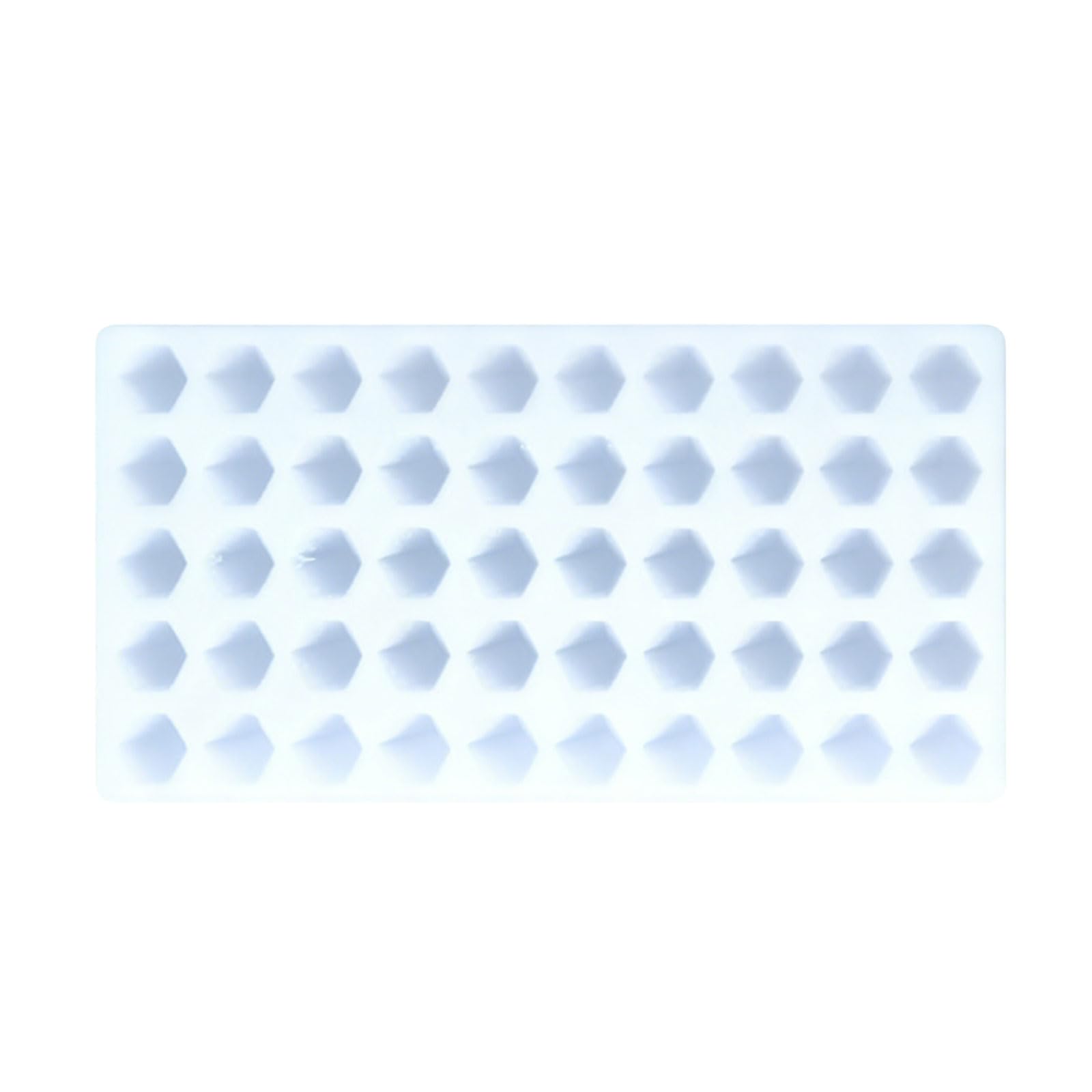Tfaoys White Durability 50Slot Hexagonal Shank Bit Organizers Box Loading Block Perfect For Keeping 6.35Mm Screwdriver Bits In Place Case