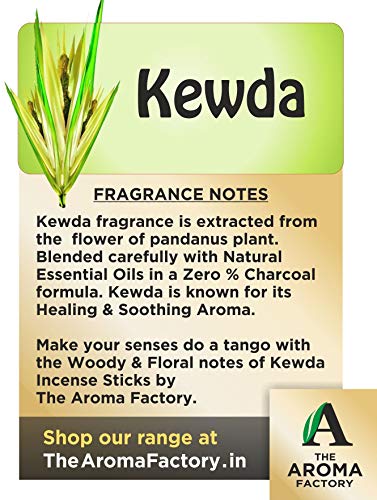 Image of The Aroma Factory White Sage,Kewda & Attar Jannat Agarbatti for Pooja,Luxury Incense Sticks,100% Herbal Fragrance Agarbathi (Bottle Pack of 3x100g)