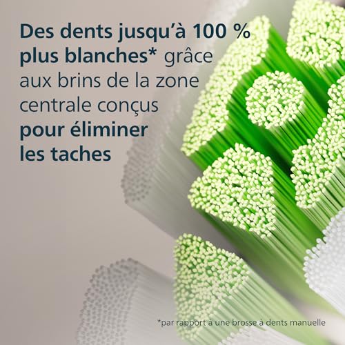 Brossette dentaire Sonicare lot de 4 HX606487 Optimal W2 - vue 3