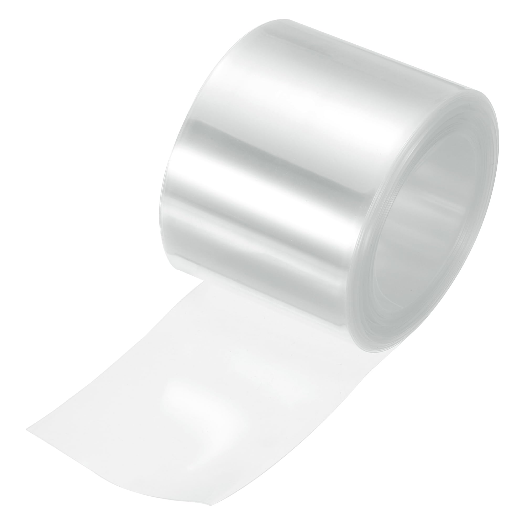 MECCANIXITY Battery Wrap PVC Heat Shrink Tubing 31mm Dia 50mm Flat 18 Feet Clear Good Insulation for Battery Pack-5.5m