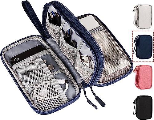 Image of Electronic Accessories Case, Universal Cable Cord Holder Organizer / Electronic Case, Waterproof Portable Cable Organizer Bag, USB Flash Drives Bag, Cable case Bag, USB Case Organizer,USB Charger Bag