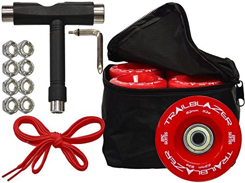 Epic Trailblazer Outdoor Wheel Deal 8 Pack - 6 Piece Outdoor Wheel Bundle! (Red)