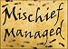 Ata-Boy Harry Potter Mischief Managed 2.5" x 3.5" Magnet for Refrigerators and Lockers