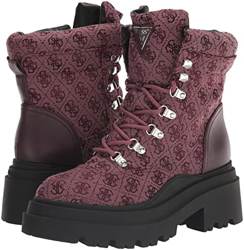 GUESS Women's VANEY Ankle Boot, RED 610, 9.5 | Image 6