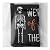 Halloween Skeleton Garden Flag - No Trespassing We're Tired of Hiding the Bodies Yard Flags Skull Ghost Burlap Double Sided Readable House Flags Trick or Treat Party Decors Supplies for Outdoor Lawn